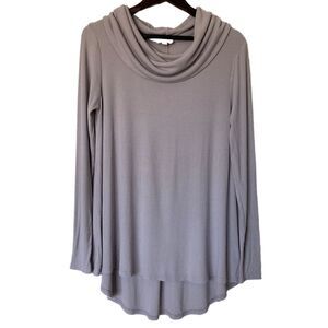 UMGEE Cowl Ribbed Oversized Pullover Top